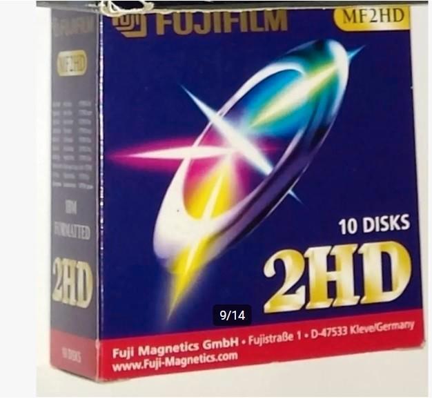 Fuji MF2HD Diskettes Fujifilm Discs 10. nu - 9, Computers en Software, Beschrijfbare discs, Nieuw, Overige typen, Ophalen of Verzenden