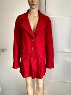 J19 Gerry Weber maat Maat L=42/44 wollen jas winterjas rood, Maat 42/44 (L), Ophalen of Verzenden, Zo goed als nieuw, Jasje