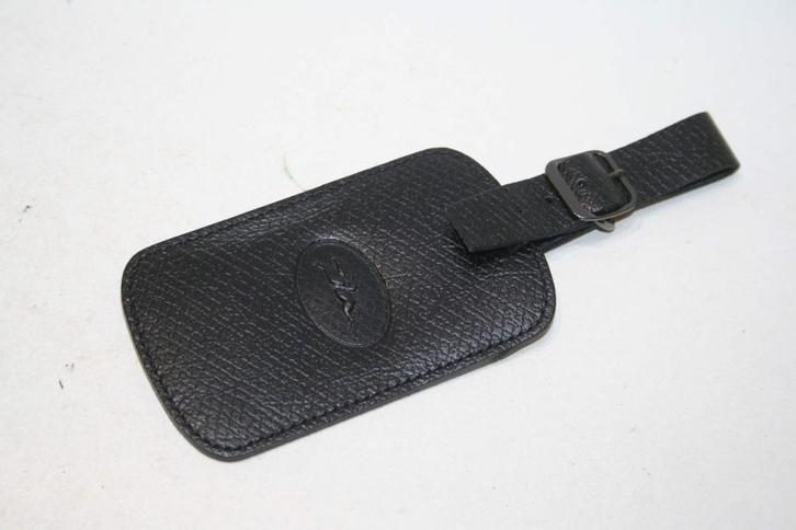 Longchamp Valies / tas / koffer aanhanger, zwart leder TOP, Verzamelen, Sleutelhangers, Zo goed als nieuw, Merk, Verzenden