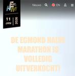 Ticket Halve Marathon Egmond, Eén persoon