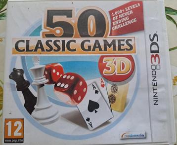 50 classic games Nintendo 3 DS beschikbaar voor biedingen