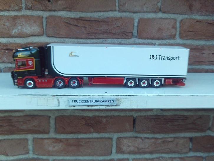 Tekno  Scania  4  Serie  Topline  van  J. & J.  Transport., Hobby en Vrije tijd, Modelauto's | 1:50, Nieuw, Bus of Vrachtwagen