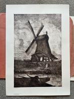 Etsen van R Dekker, Antiek en Kunst, Kunst | Etsen en Gravures, Ophalen of Verzenden