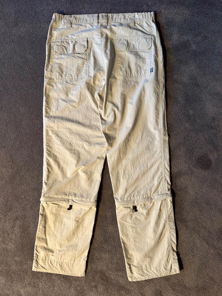 Beige heren Fjällraven afrits wandelbroek, maat 48, Ophalen of Verzenden, Gebruikt, Kleding