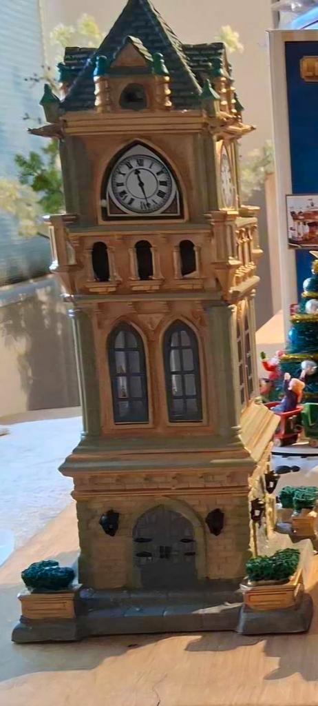 Munical clock tower lemax, Diversen, Kerst, Nieuw, Ophalen of Verzenden