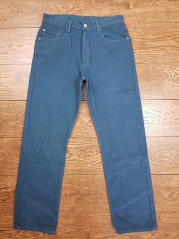 Levi's 505 W32 L32 Straight 100% katoen Blauw Bronno3232  