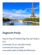 2 x dagtocht Parijs via “Uit met Jonker” t/m 07-09-2024, Tickets en Kaartjes