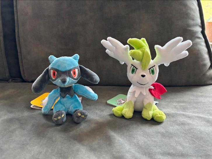 Riolu Shaymin Pokemon Center Fit Knuffels, Kinderen en Baby's, Speelgoed | Knuffels en Pluche, Nieuw, Overige typen, Ophalen of Verzenden