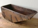 Antieke eikenhouten Graanschep / houten bak 58x22 cm, ~1800, Ophalen of Verzenden