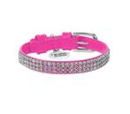 WAUDOG Glamour Halsband Leder Roze XS Nek 21-29 cm -50%!!!, Dieren en Toebehoren, Nieuw, Ophalen of Verzenden, Handgemaakt