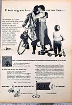 Fiets 1956: adv. voor Solex door Stokvis., Verzenden, 1940 tot 1960, Gebruikt, Overige onderwerpen