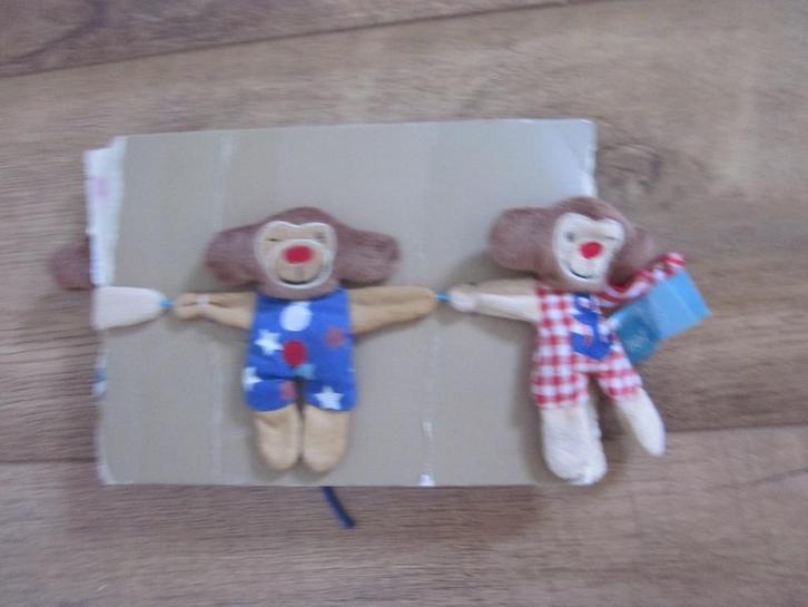 Lief! Lifestyle pluche platte aap knuffeltjes wagenspanner, Kinderen en Baby's, Speelgoed | Knuffels en Pluche, Nieuw, Overige typen