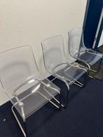 Ikea tobias stoelen, Huis en Inrichting, Stoelen, Ophalen, Kunststof, Gebruikt, Drie