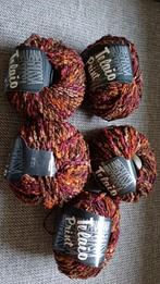 5 Bollen Lana Grossa Telaio Print Wol, Ophalen of Verzenden, Nieuw, Breien of Haken, Wol of Garen