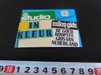 sticker Omroep KRO  Studio Mikro Gids, Verzamelen, Ophalen, Zo goed als nieuw, Bedrijf of Vereniging