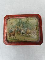 Oud blik met paardenkoets Albert Heijn., Ophalen of Verzenden, Gebruikt, Overige