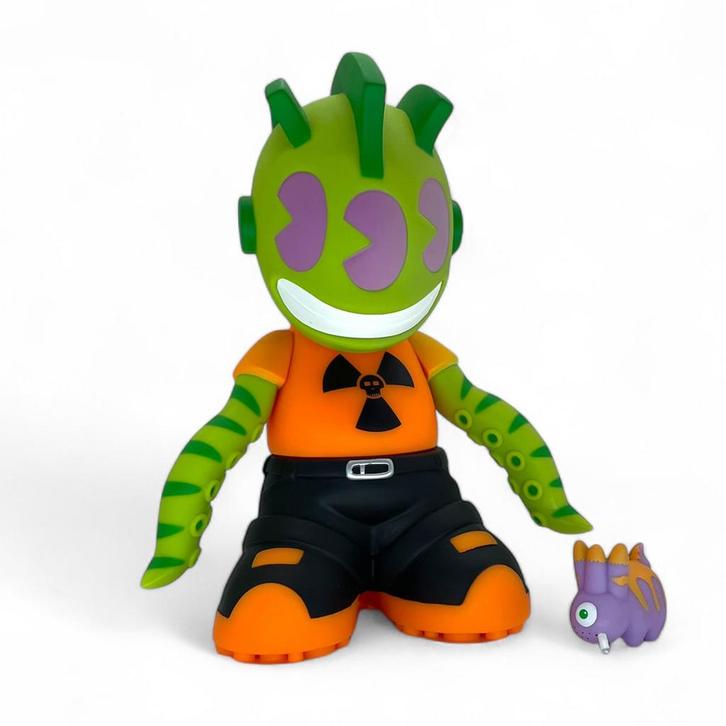 Kidrobot 18: ‘KIDMUTANT’ designer toy - FRANK KOZIK - 8 inch, Verzamelen, Poppetjes en Figuurtjes, Nieuw, Verzenden