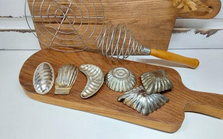 Oude bakvormpjes, Antiek en Kunst, Curiosa en Brocante, Ophalen of Verzenden