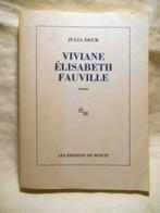 Julia Deck - Viviane Elisabeth Fauville, Boeken, Taal | Frans, Verzenden, Gelezen, Julia Deck, Fictie