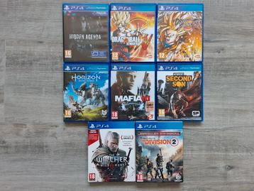 8 Ps4 spellen voor €35 beschikbaar voor biedingen