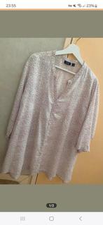 LauRie Blouse - Wit/Roze - Maat 46, Kleding | Dames, Wit, Maat 46/48 (XL) of groter, Ophalen of Verzenden, Zo goed als nieuw