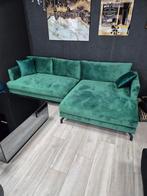 Lounge bank Groen 255x165cm, Ophalen of Verzenden, Zo goed als nieuw