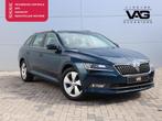 Skoda Superb Combi 1.4TSi Style Automaat Navi Clima 17" Park, 4 cilinders, Blauw, Origineel Nederlands, 1600 kg