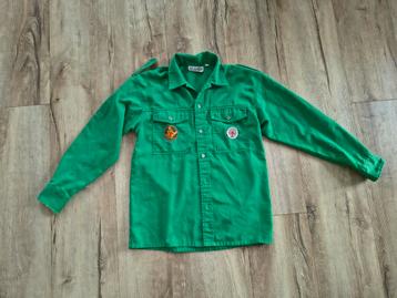 Mooie groene scoutingblouse, Welpen uniform, Scoutshop, 140. beschikbaar voor biedingen