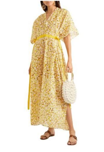 SALE NIEUW On the Island Marios Schwab kaftan jurk cover up beschikbaar voor biedingen