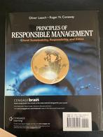 Principles of responsible management, Ophalen of Verzenden, Zo goed als nieuw, Management