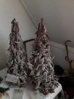 Houten kerstboompjes met licht, Diversen, Kerst, Ophalen, Zo goed als nieuw