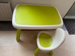 Smoby Life kindertafel en -stoel groen, Ophalen, Zo goed als nieuw, Tafel(s) en Stoel(en)