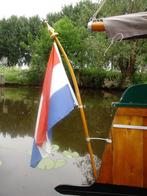 Vlaggenstokuithouder voor op roerblad in messing/rvs, Info@varionvaarplezier.nl, Nieuw, Ophalen of Verzenden, Varion Vaarplezier