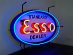 ESSO TEXACO VW SHELL neonverlichting auto neon lamp fifties, Verzamelen, Ophalen, Lichtbak of (neon) lamp