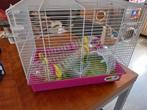 Zeer complete hamsterkooi, Dieren en Toebehoren, Kooi, Minder dan 75 cm, Zo goed als nieuw, Hamster