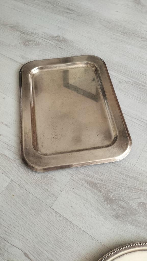 Vintage Metalen Dienblad, Huis en Inrichting, Woonaccessoires | Dienbladen, Ophalen of Verzenden