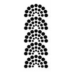 TCW 4"x9" Slimline Stencil Rainbow Dots #2356, Verzenden, Nieuw, Frame of Mal, Overige merken