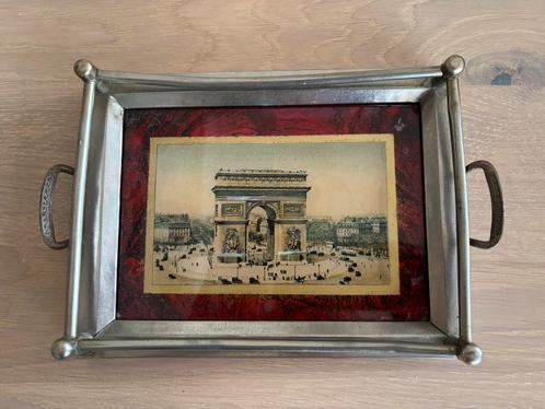 Plateau decoratifs Art déco. Arc de Triomphe, Antiek en Kunst, Antiek | Woonaccessoires, Ophalen of Verzenden