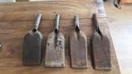 Antieken ijzeren kolenschepen, Antiek en Kunst, Antiek | Gereedschap en Instrumenten, Ophalen of Verzenden