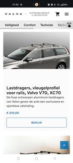 Dakdragers Volvo V70 gen3, Ophalen of Verzenden, Zo goed als nieuw