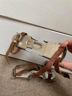 Antieke Glijders met Lederen Bandjes, Sport en Fitness, Schaatsen, Ophalen of Verzenden, Gebruikt, Overige typen, Overige merken