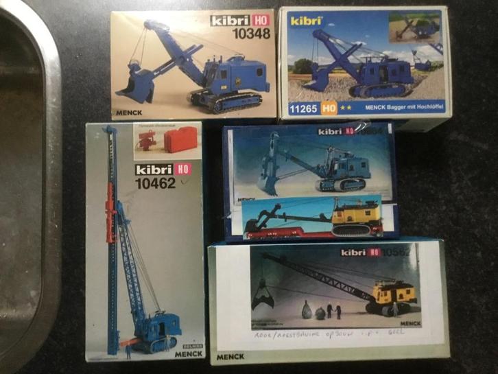 Kibri grondverzet modellen NIEUW en ongebouwd, Hobby en Vrije tijd, Modelauto's | 1:87, Nieuw, Overige typen, Overige merken, Ophalen of Verzenden