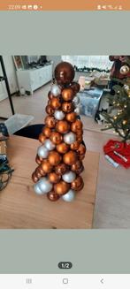 Prachtige kerstboom decoratie van kerstballen 45 cm hoog, Ophalen of Verzenden, Zo goed als nieuw