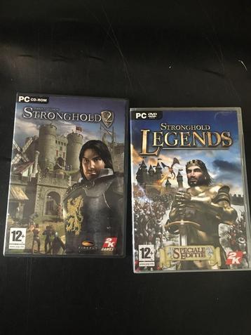 Stronghold Legends(speciale editie) en Stronghold 2 PC beschikbaar voor biedingen