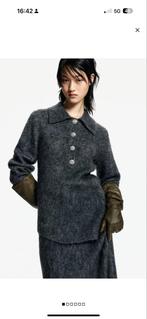 H&M Set Rok S, Truitje XS, Kleding | Dames, Ophalen of Verzenden, Zo goed als nieuw, Maat 36 (S), Grijs