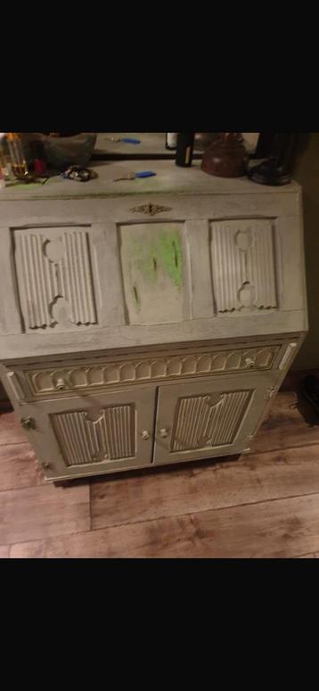 Antiek secretaire bureau/schrijftafel beschikbaar voor biedingen