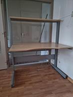 bureau, buro, bureau met schappen. 120x90, Huis en Inrichting, Ophalen, Gebruikt, Bureau