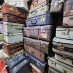 Te koop Oude vintage Koffers , brocante, ouderwetse koffers, Ophalen, Gebruikt, Leer