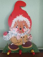 Houten kabouter kapstokje brocante vintage sprookjes, Ophalen of Verzenden, Gebruikt, Kapstokje