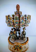 Vintage Muziek Carousel met Mozaïek, Antiek en Kunst, Ophalen